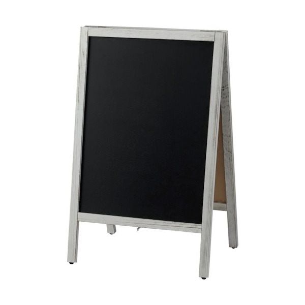 光 スタンド黒板 白枠 TBD81-1 1個 353-2214（直送品）