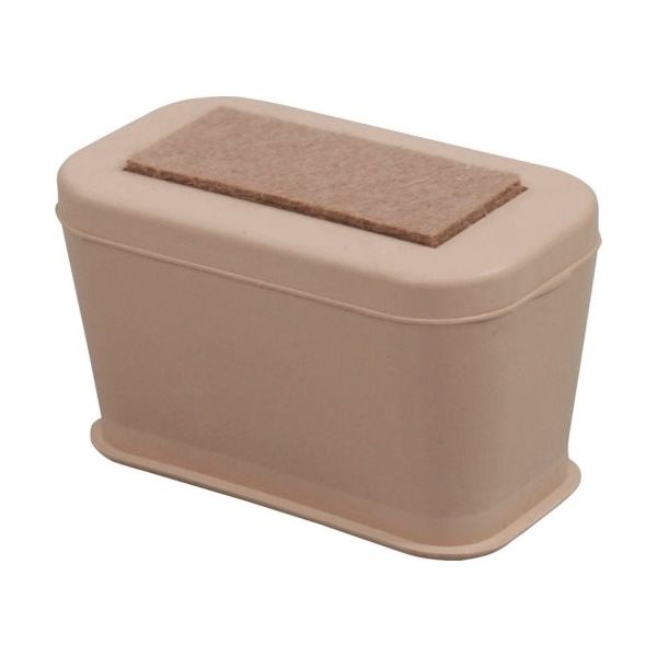 光 バラ Fフェルト付脚キャップ ベージュ 9-FF-3157J 1セット(10個) 353-1870（直送品）