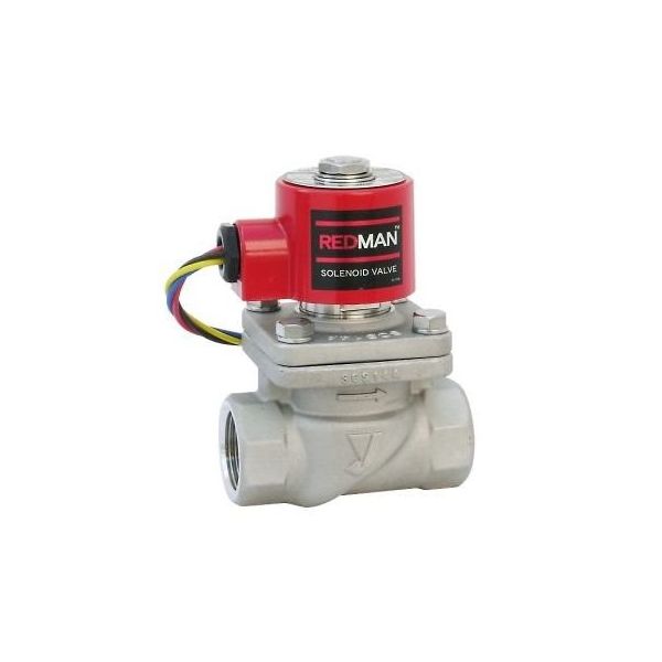 ヨシタケ レッドマン SCS14A電磁弁【ネジ込・通電開・AC100/200V・RoHS】 DP-100-20A 1個 64-1036-33（直送品）