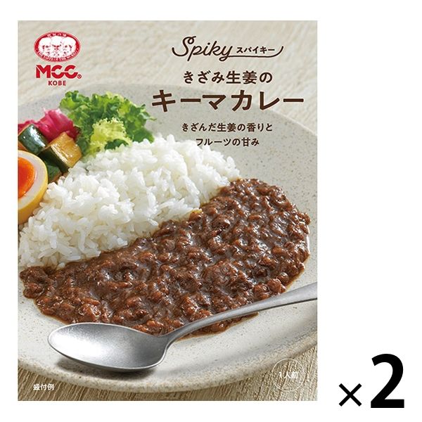 エム・シーシー食品 きざみ生姜のキーマカレー 1人前・160g 1セット（1個×2）スパイキー レトルト - アスクル