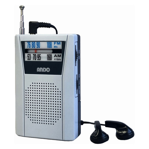 アンドーインターナショナル 携帯型コンパクトラジオ R22-619 1台（直送品） - アスクル