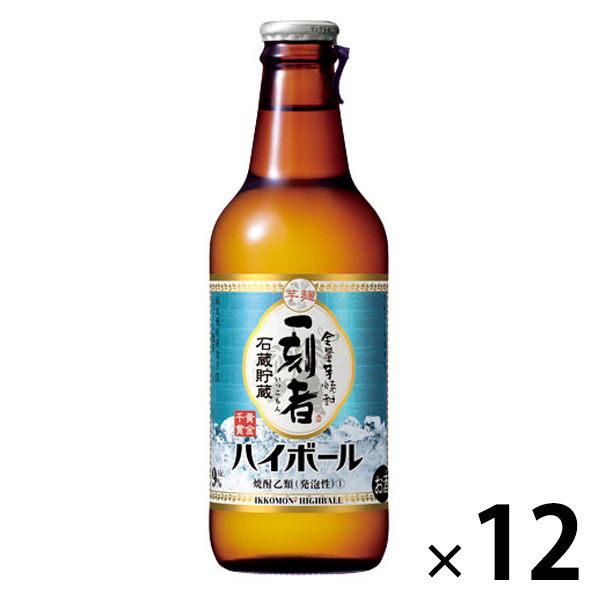 焼酎ハイボール ハイボール 宝酒造 全量芋焼酎 「一刻者ハイボール」 9度 330ml 瓶 1箱（12本）