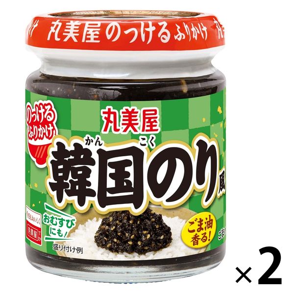 丸美屋 のっけるふりかけ 韓国のり風 瓶 100g 1セット（2個）