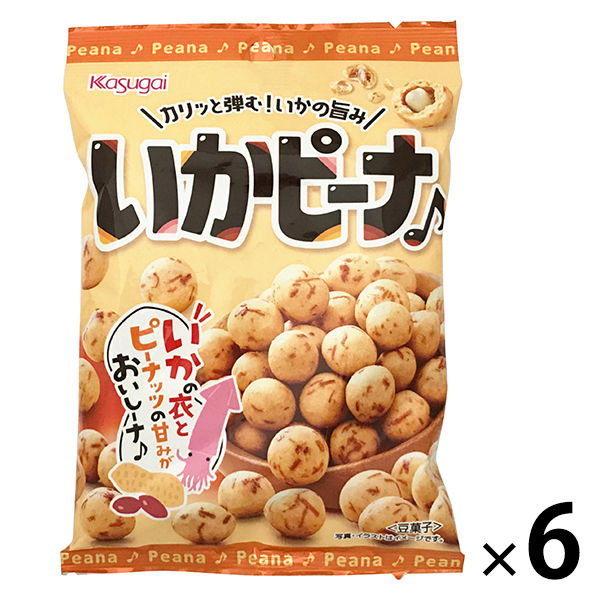 福袋安いいね半額ストア 春日井製菓 Sいかピーナ/89g アスクル - 1セット(6袋入) 食品・飲料・お酒