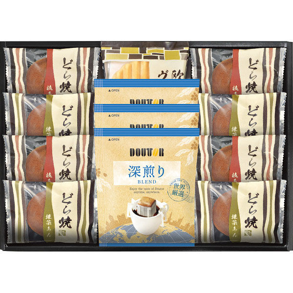 千寿堂 【2箱セット】ドトールコーヒー&どら焼き詰合せ 24-7588-034 1セット(2箱入)（直送品）