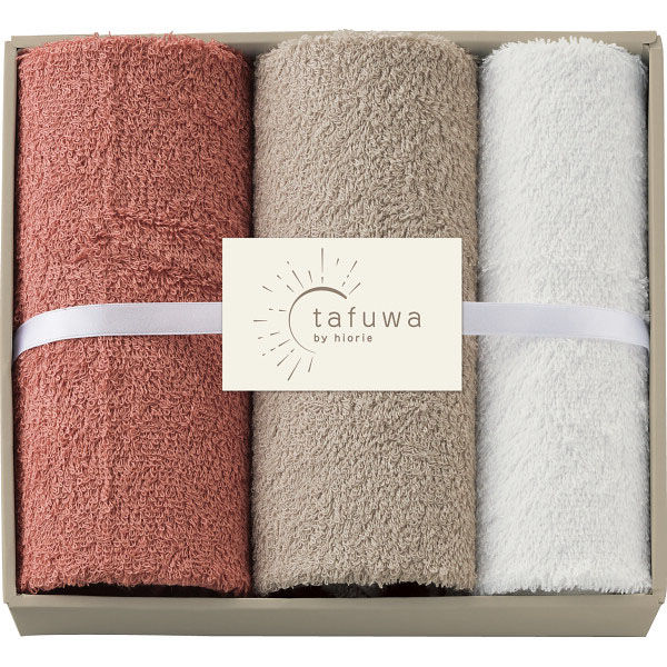 丸中 tafuwa フェイス・ウォッシュタオルセット 24-0138-067 1箱（直送品）