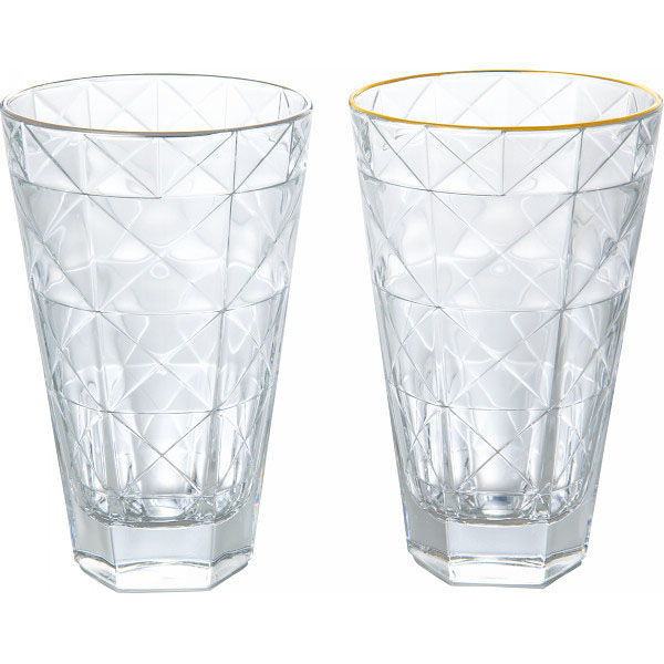 イッツネット ヴィディヴィ キャレ ペアハイボール ゴールド&プラチナ 24-0217-020 1箱（直送品） 5,218円