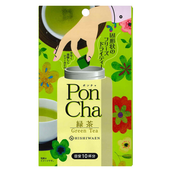 PonCha（ポンチャ） 緑茶 フリーズドライティー 1袋（10粒入