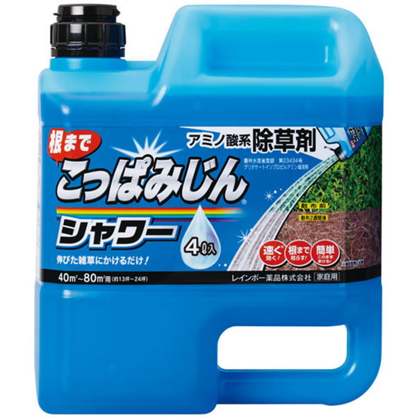 レインボー薬品 こっぱみじんシャワー 4L 4903471102517 1個（直送品）