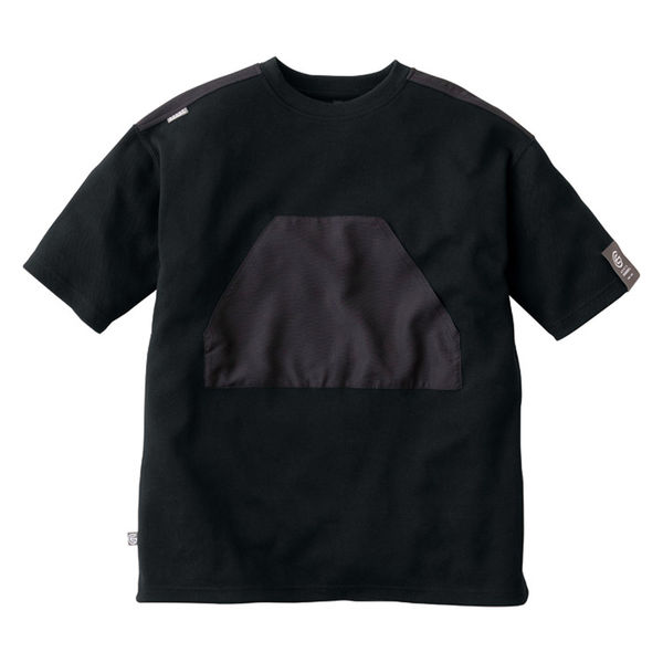 エスケー・プロダクト GE-3005サロペ・デ・Tシャツ ブラック XL 3005-5 1着（直送品）