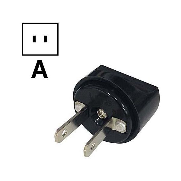 オーム電機 海外用電源形状変換プラグ Aタイプ TRA-A0846A 1セット(5個)（直送品）