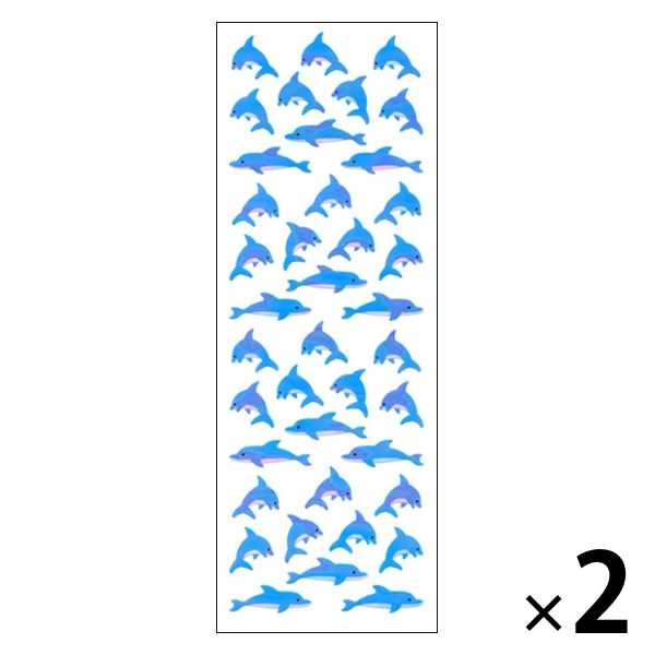 奥山商会 オーロラシール イルカ EA022 1セット（1枚×2）