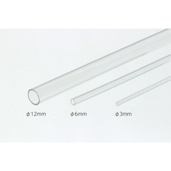 アーテック 透明アクリルパイプ φ12x500mm 5本組 55599 1セット(2包)（直送品） - アスクル