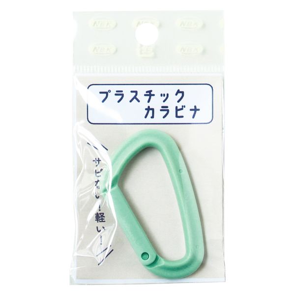 日本紐釦貿易 日本紐釦 プラスチックカラビナ ダルグリーン 1個 IN55