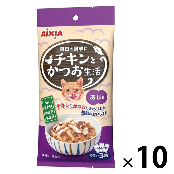 キャットフード　パウチ＊おにく生活　ターキー味・ローストチキン味　35個105個 Amazon.co.jp: アイシア おにく生活 6種類セット 180g（ビーフ