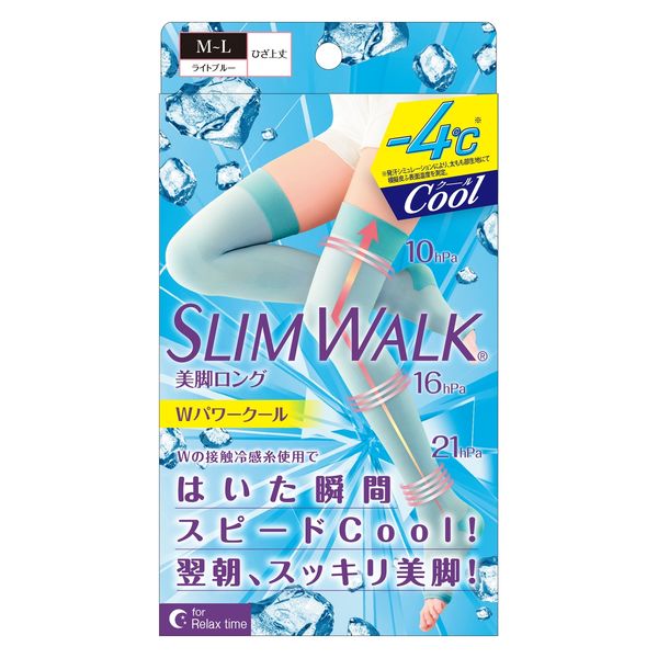 SLIM WALK（スリムウォーク） 美脚ロング Wパワークール ML ピップ ...