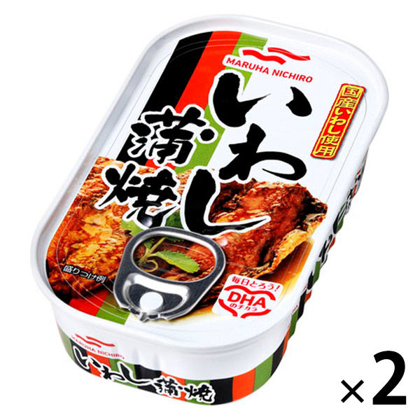 マルハニチロ いわし蒲焼 100g 1セット（1個×2） おかず・惣菜缶詰