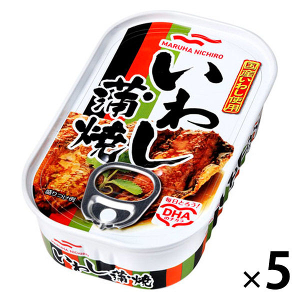 マルハニチロ いわし蒲焼 100g 1セット（1個×5） おかず・惣菜缶詰