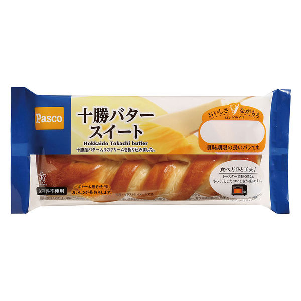 Pasco ロングライフパン 十勝バタースイート　1個 敷島製パン