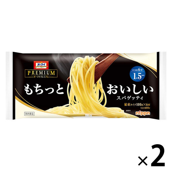 オーマイプレミアム もちっとおいしいスパゲッティ 結束100g×6束
