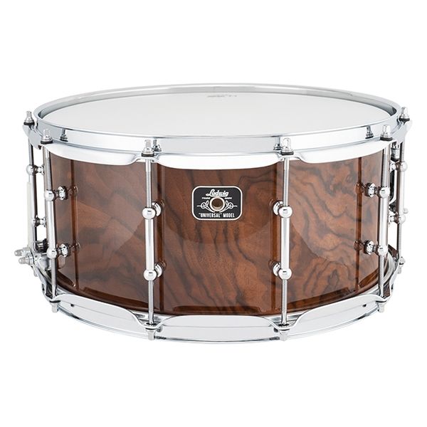 Ludwig ラディック ウッド・スネアドラム 【ユニバーサル】 ウォルナットシェル LU6514WA 1台（直送品）