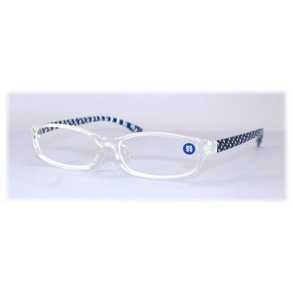 トライ-アングル メガネ単品+1.50ネイビー 抗菌 受付メガネセット用 OM-800 メガネ+1.50NV 1個（直送品）