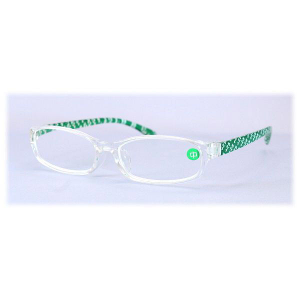 トライ-アングル メガネ単品+2.50グリーン 抗菌 受付メガネセット用 OM-800 メガネ+2.50GN 1個（直送品）