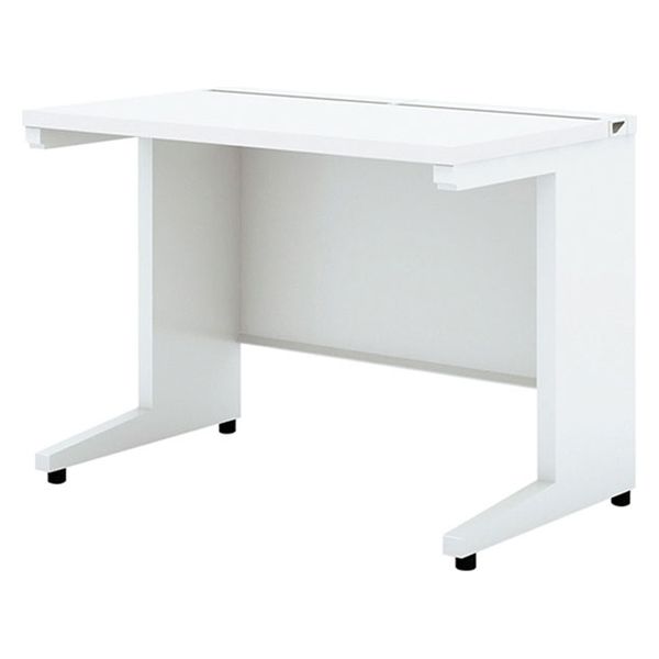 組立設置込】プラス US-W 平机 幅1000×奥行600×高さ720mm ホワイト 