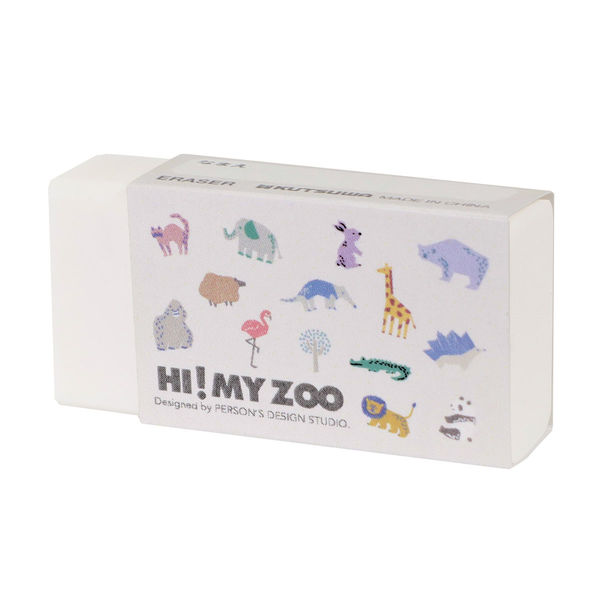 クツワ HI! MY ZOO(ハイマイズー） 消シゴム カラー HZ027A 24個（直送品） - アスクル