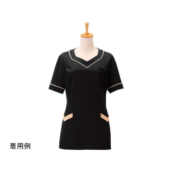 ボストン商会 レディニットシャツ クロ 07 00105 1枚 64-9065-02（直送品）