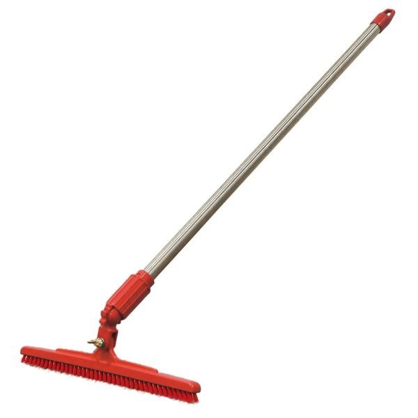 バーテック 機械下清掃用ブラシ 短柄 ソフト 赤 BCP30KT-CUTM-SR 1P 1個 65-6909-13（直送品）