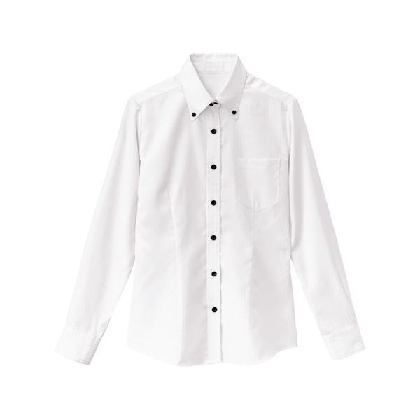 ボストン商会 レディースシャツ シロ 11 14218 1枚 64-9068-67（直送品）