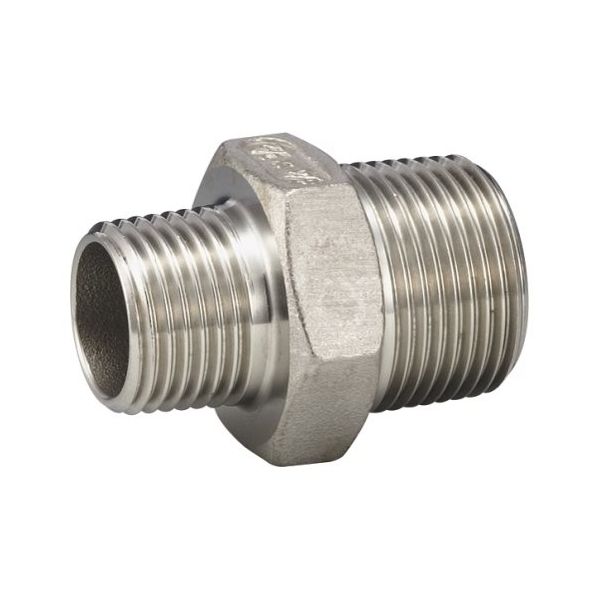 フローバル ステンレス製ねじ込み異径ニップル 2”×3/4 VRN-1606 1個 62-0881-20（直送品）