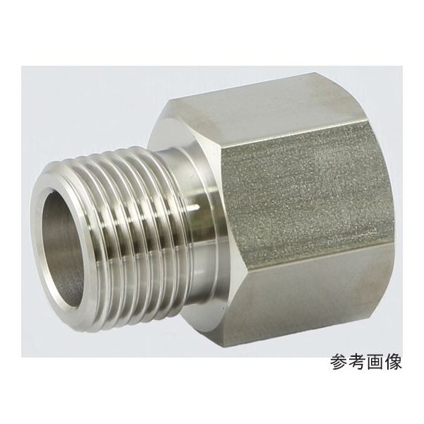 アソー 変換内外ソケット PF3/8(外)×PT3/8(内) SUS304 NF-8833 1個 65-0501-92（直送品）