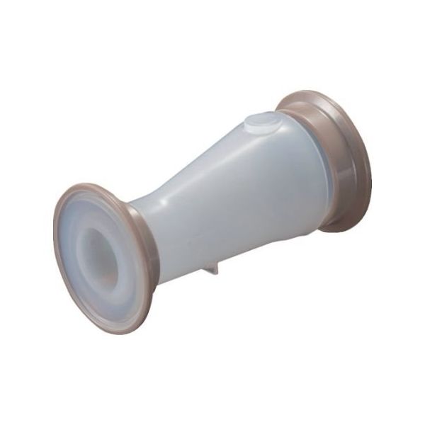 フロンケミカル フッ素樹脂(PFA)サニタリー偏心ヘルールレデューサー1S×1.5S NR2123-001 1個 67-2232-49（直送品）