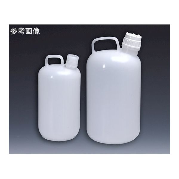 サーモフィッシャーサイエンティフィック 丸型ボトル(LDPE) 8L 2220-0020JP 1本 64-7656-76（直送品）