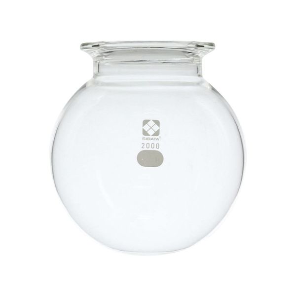 柴田科学 セパラブルフラスコ 丸形 バンド式 85mm 2L 64-3879-88 1個（直送品）