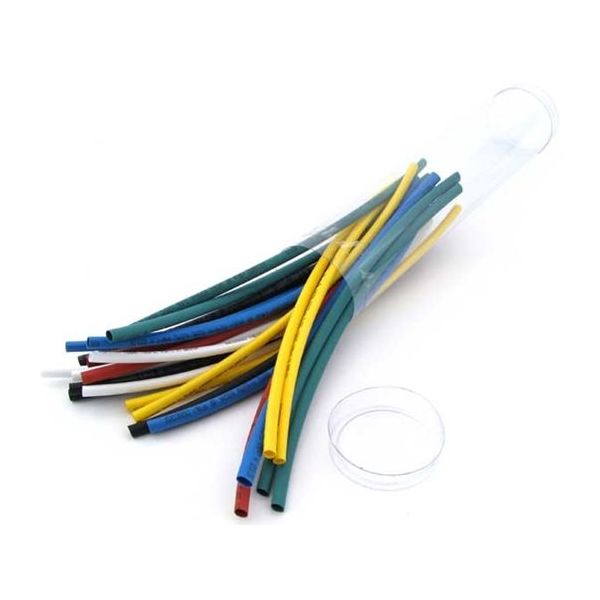 共立電子産業 収縮チューブセット φ3mm×6色 24本入 65-9135-81 1箱(24本)（直送品）