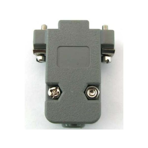 共立電子産業 Dーsubカバー ミリネジ 9pin 灰 5個入 65-8879-50 1パック(5個)（直送品）