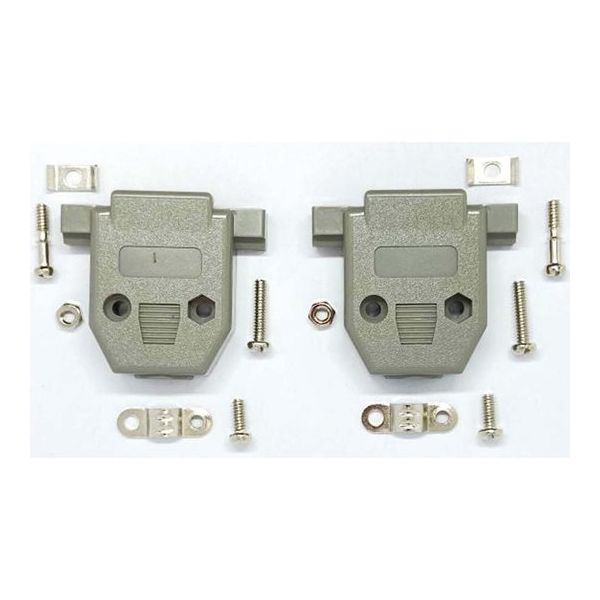 共立電子産業 Dーsubカバー インチネジ 15pin 灰 5個入 65-8879-51 1パック(5個)（直送品）