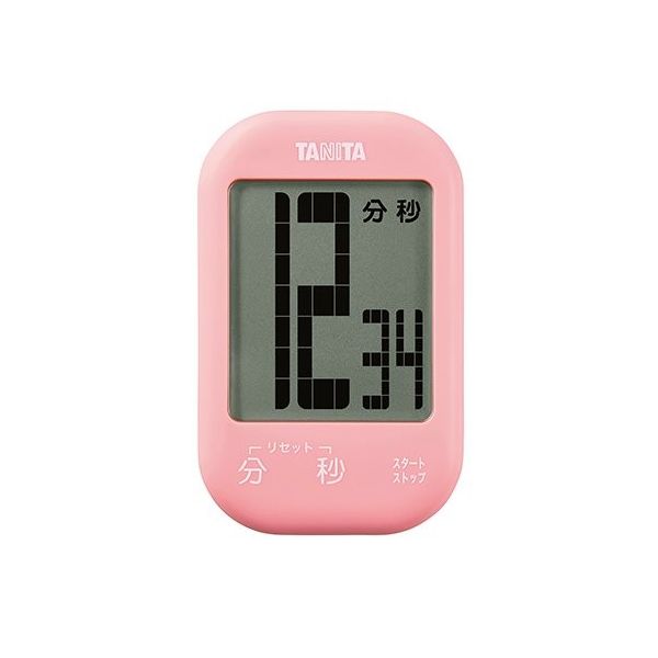 タニタ タッチキータイマー ストロベリーピンク TD-413-PK 1個 63-7292-19（直送品）