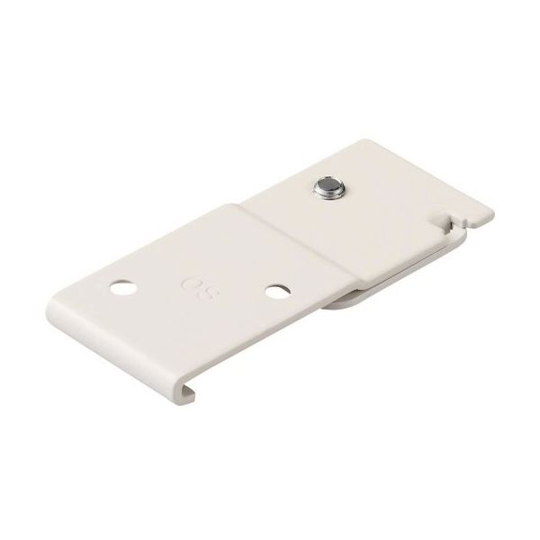 岡田装飾金物 カーテンレール D40天井Sブラケット ホワイト 15T51WH 1個 64-8342-67（直送品）