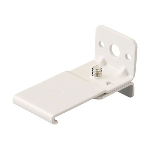 岡田装飾金物 カーテンレール D40Sブラケット ホワイト 15T41WH 1個 64-8342-66（直送品）