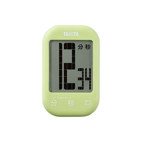 タニタ タッチキータイマー アボカドグリーン TD-413-GR 1個 63-7292-21（直送品）