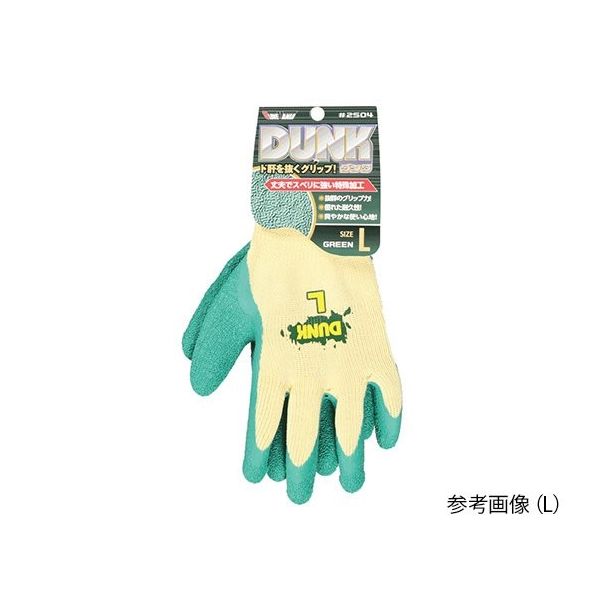 川西工業 ダンク 手袋 1双組 グリーン S 2504 1双 63-7942-50（直送品）