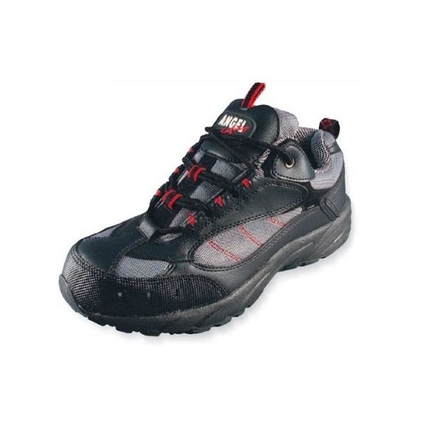 エンゼル 輸入スニーカー(ヒモ) 黒 25cm A150 1足 64-6542-04（直送品）