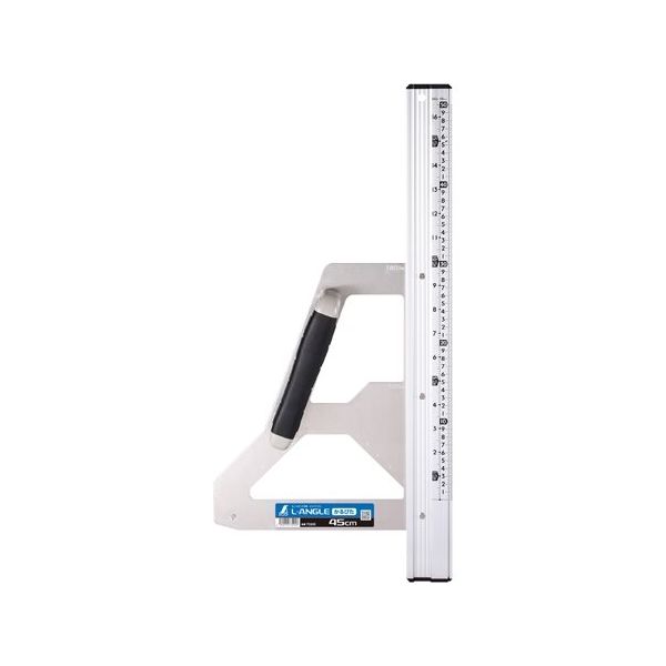 シンワ測定 エルアングル かるぴた 45cm 併用目盛 73205 1本 67-4762-80（直送品）