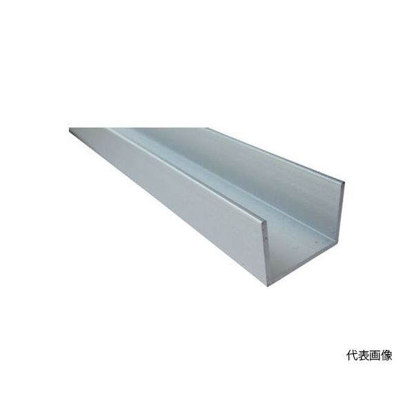 アルインコ アルミチャンネルアングル 7.5X10X1.0 シルバー 1m FM121S 1本 64-5010-04（直送品）