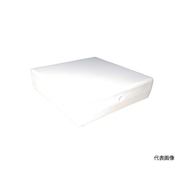 アルインコ 樹脂キャップ かぶせ角パイプ20用 シルバー AC403S 1個 64-4999-10（直送品）