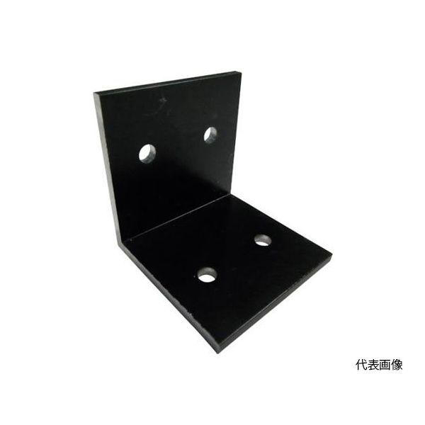 アルインコ アルミアングルピース穴アキ40 ブラック FA302KA 1本 64-5003-53（直送品）